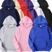 Men Plain Pullover Hoodie Casual Hooded Sweatshirt Long Sleeve Classic Tops