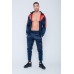 Mens Tracksuits with Two Tone Contrast Zip Through  Tracksuit Set