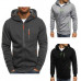 Mens Thick Winter Fleece Hoodie Cardigan Zip Up Hooded Jumper Coat Jacket Sweate