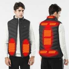 Heated Bodywarmer/Vest Unisex Jacket with Battery Pack