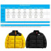 Men's and Women's F Jacket Padded Winter Warm Puffer Cotton Coat Outwear