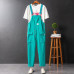 Size Men's Baggy Dungarees Pants Work Overalls Bib Brace Pockets Jumpsuit