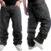 Men's Hip-Hop Rap Jeans Baggy Loose Denim Skateboard Pants Streetwear Trousers