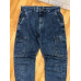 Vintage Denim Jeans Japanese Crazy Distressed Faded Pants