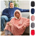 Mens Womens Ladies Snuddie Cosy Soft Fleece Hooded Hoodie Blanket Cuddly Gift