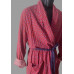 40s Mens Print Robes, Pair Vintage Dressing Gowns, Tie Belts Unisex