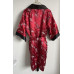 Men's Vintage Japanese Reversible Silk Kimono Robe w/Embroidered Dragon One Size