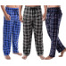 5-Pack Men's Ultra-Soft Micro Fleece Plaid Cozy Lounge Sleepwear  Pajama Pants