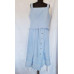 VINTAGE OKTOBERFEST DIRNDL TYROL SOLID BLUE WOMENS SUIT SKIRT TOP:US18/EU 46