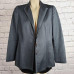 Navy Blazer No Button Blazer, Small