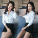 White-collar Temptation Secretary Wear Cosplay Women's Professional Uniform Suit